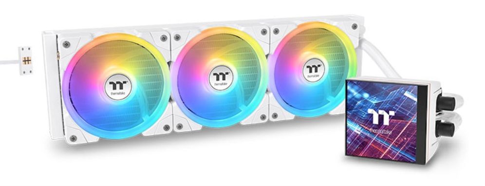 THERMALTAKE MAGFLOE 420 ARGB 3X140MM BLANCO SNOW