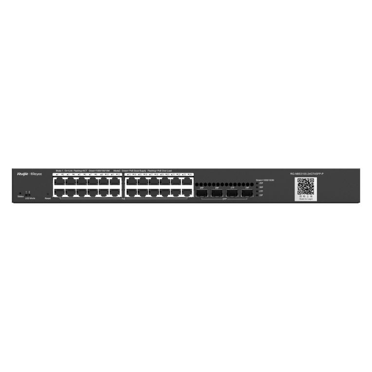 Ruijie Switch L2 24 GbE POEPOE 4 SFP 370W