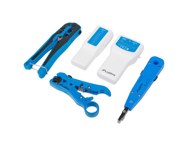 Set Herramientas Lanberg Network Universal Y Cable Tester