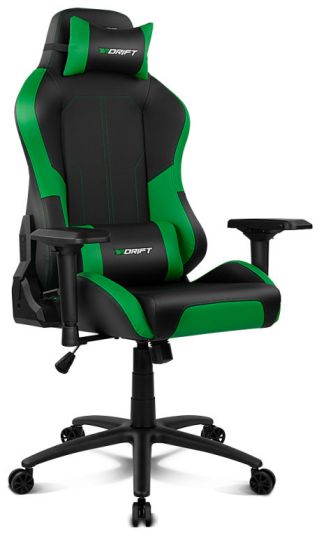 SILLA GAMING DRIFT DR250 NEGRO VERDE