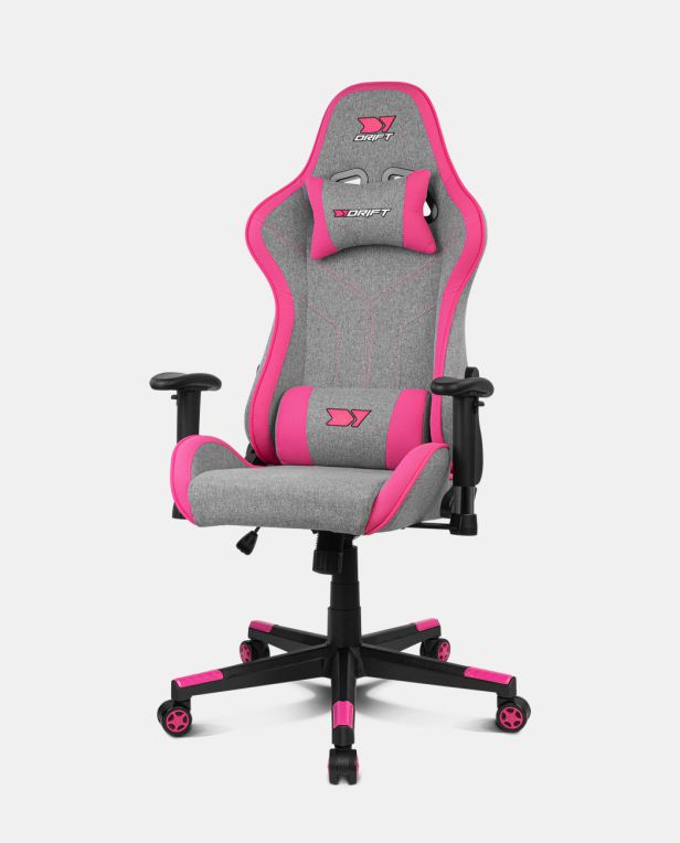 SILLA GAMING DRIFT DR90 PRO GRIS  ROSA