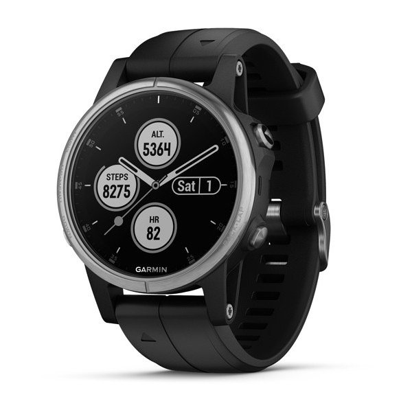 Smartwatch Garmin Fenix 5s Plus Negroplata