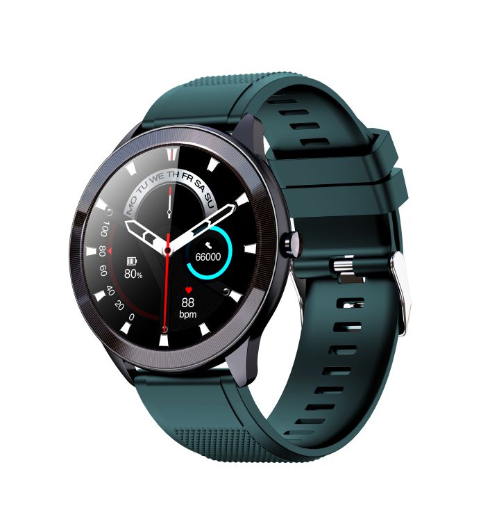 SMARTWATCH LEOTEC 1 28 MULTISPORT WAVE VERDE PANTALLA REDONDA