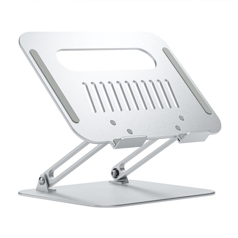 Soporte De Sobremesa Aisens Xl 10 17 Ajustable Para Portatil Tablet Plata