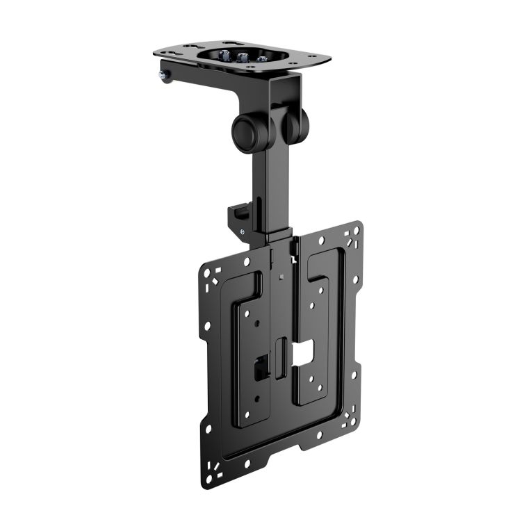 Soporte De Techo Aisens Giratorio Plegable Para Monitortv 20kg De 19 43 Negro