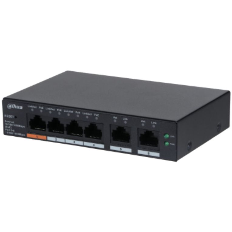 Switch It Dahua Dh Cs4006 4gt 60 Gigabit Switch With 4 Port Poe