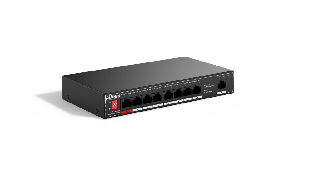 Switch It Dahua Dh Sf1009p 9 Port Unmanaged Desktop Switch With 8 Port Poe