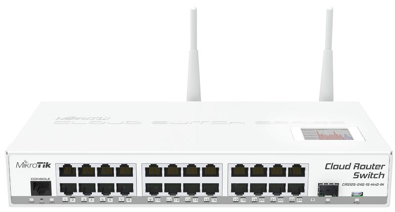 Switch Mikrotik Crs125 24g 1s 2hnd In