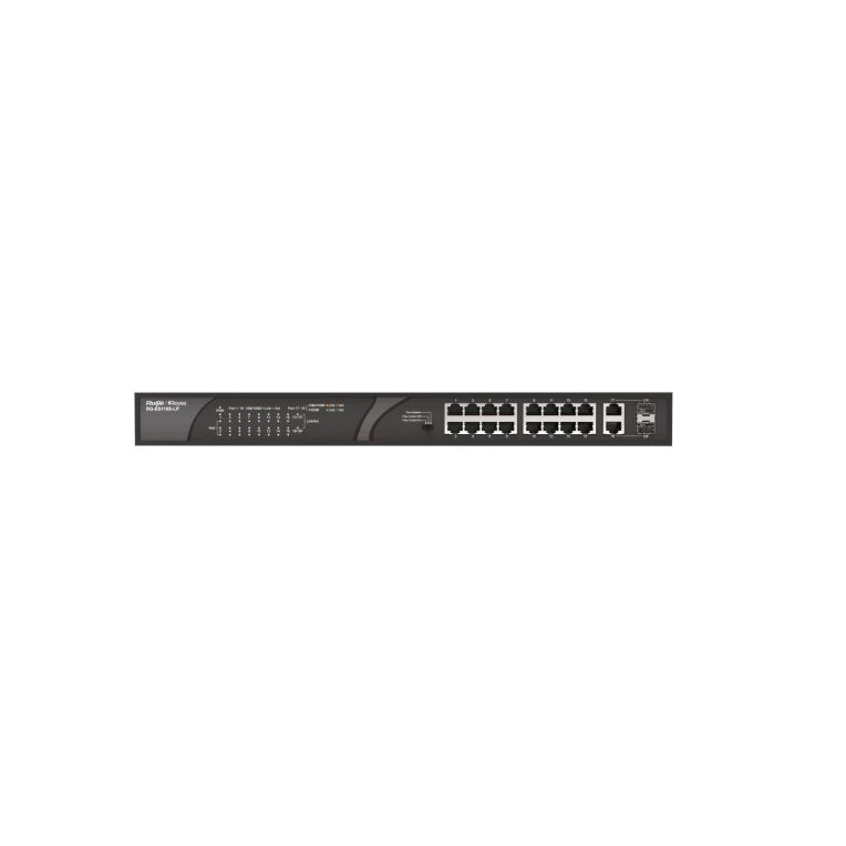 SWITCH RUIJIE REYEE RG ES118S LP 10100 16p GIGALAN 2p POE