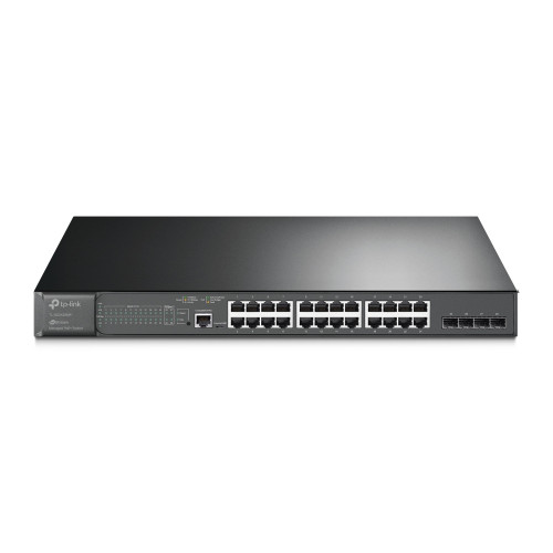 SWITCH TP LINK 24 PORT GIGABIT L2 POE 4SFP