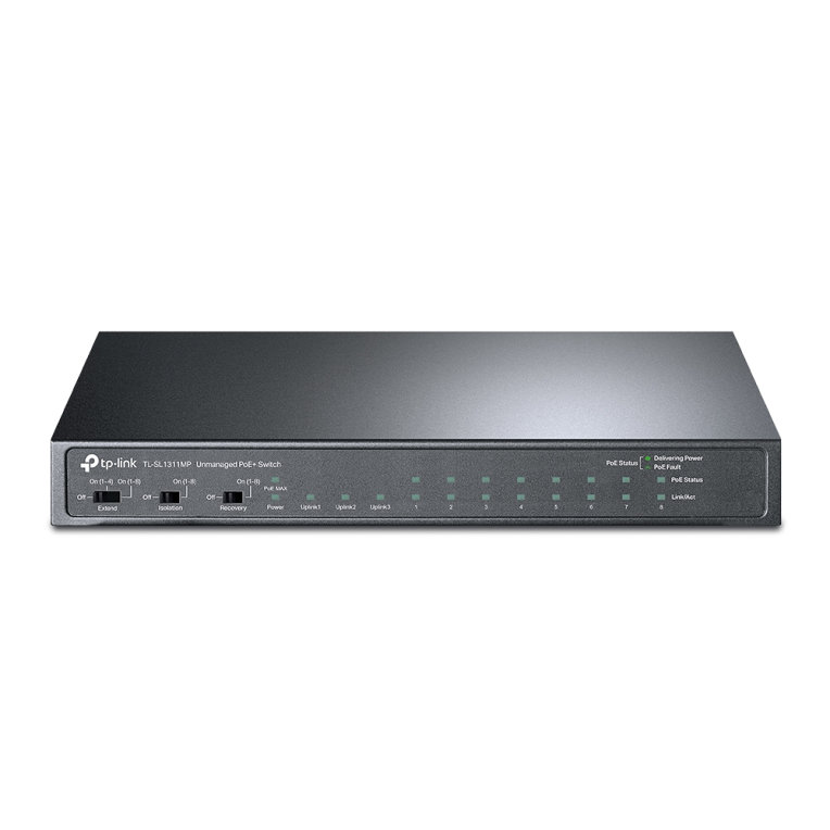 SWITCH TP LINK 8 PORT 10100 y 3 PORT POE