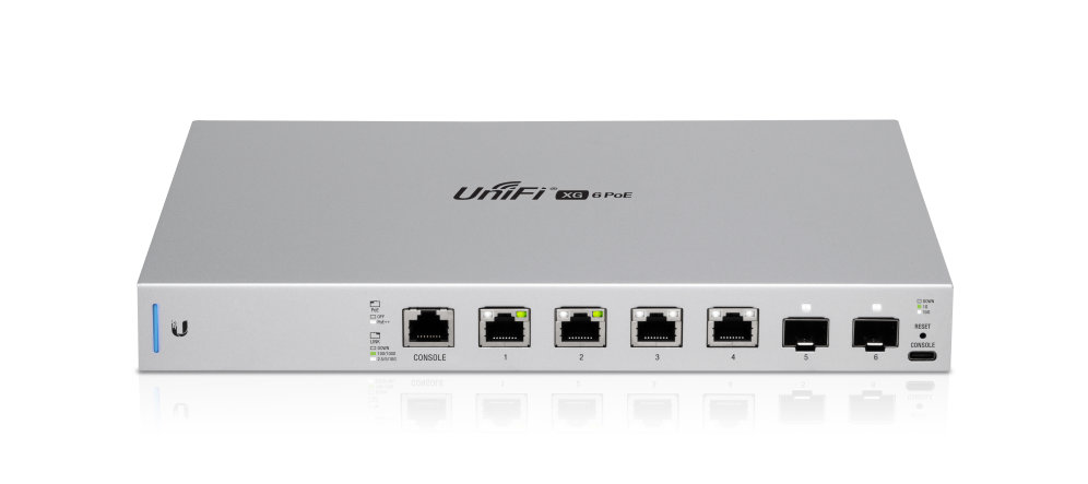 SWITCH UBIQUITI US XG 6POE UNIFI SWITCH XG 6 10G 4  2 SFP