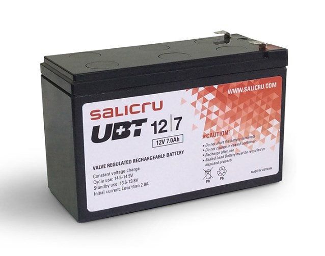 Salicru Ubt 127 Sealed Lead Acid Vrla 7ah 12v Bateria
