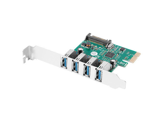 Tarjeta Pci Express Lanberg X1 A 4x Usb A 3 1 Gen1 Low Profile