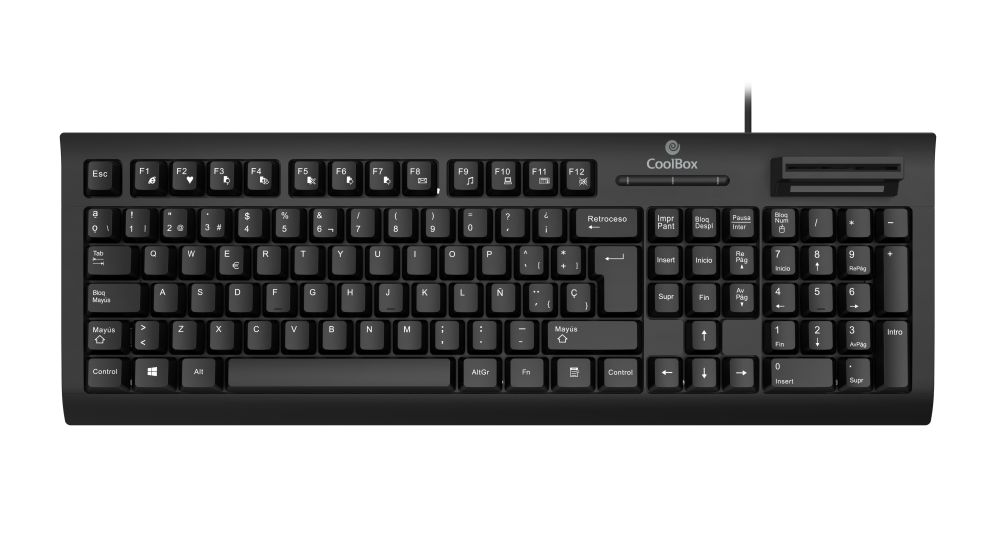 TECLADO COOLBOX CON LECTOR DNIIe 40