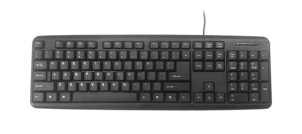 Teclado Gembird Usb Negro Diseno Eeuu