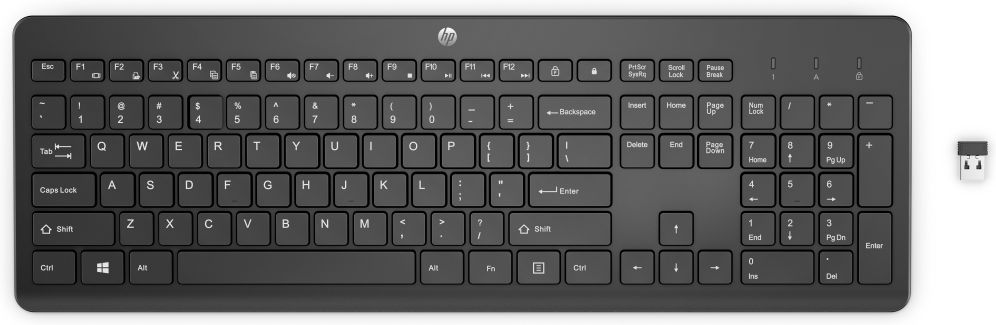 Teclado Hp Inalambrico 230 Negro