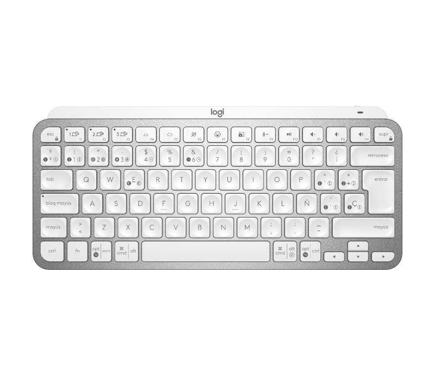 Teclado Logitech Mx Keys Mini Inalambrico Gris