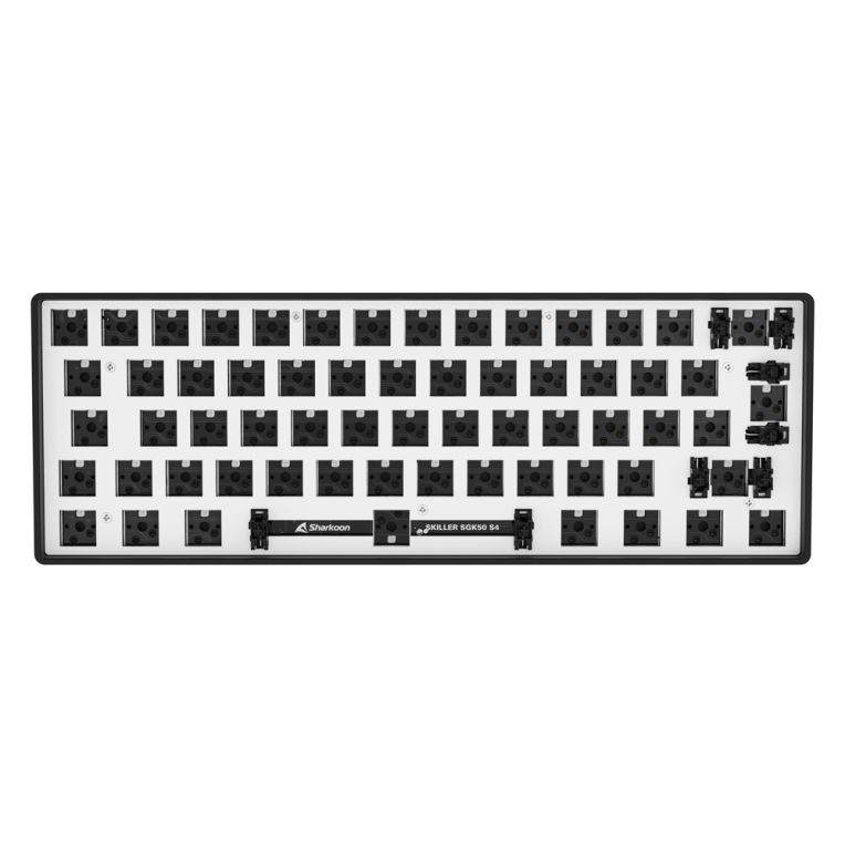 TECLADO SHARKOON SGK50 S4 BAREBONE ISO NEGRO USB C