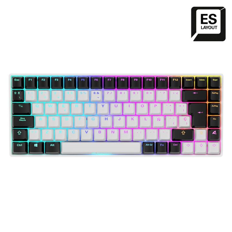 Teclado Sharkoon Skiller Sgk50 S3 Es Blanco