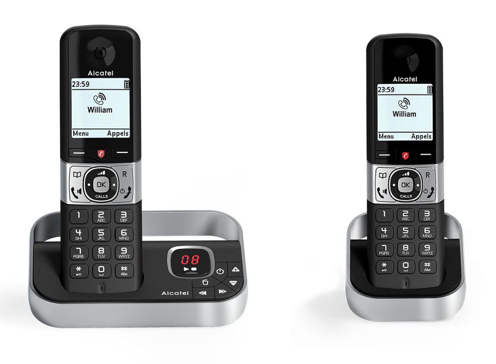 TELEFONO FIJO ALCATEL F890 VOICE DUO EU BLK