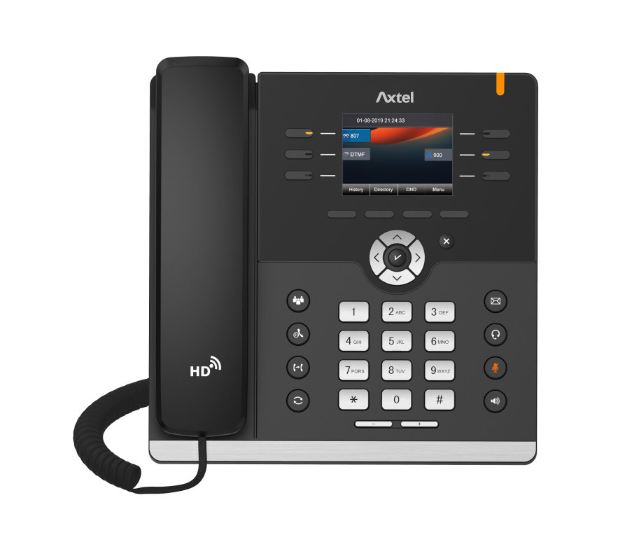 Axtel Ax 400g 8 Line Ip Phone 320x240 Lcd 2por 1g Eth No Power Sup