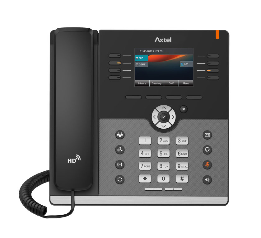 Axtel Ax 500w 12 Line Ip Phone 480x320 Lcf 2por 1g Eth No Power