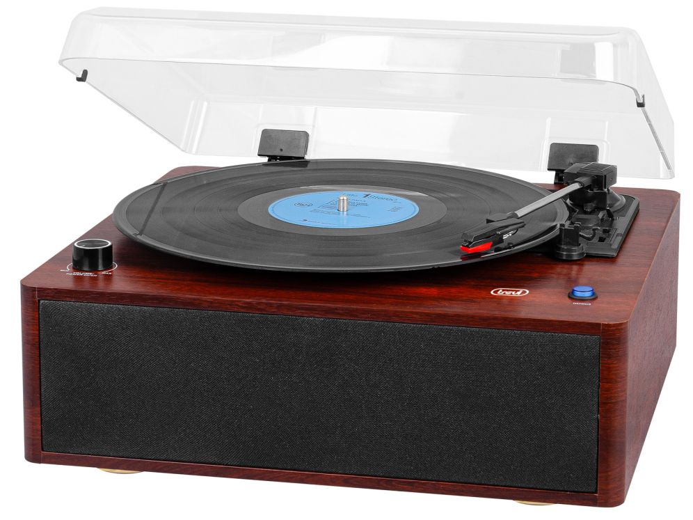 TOCADISCOS TREVI TT 1030 BT TURNTABLE AW WLESS IN OUT WOODEN