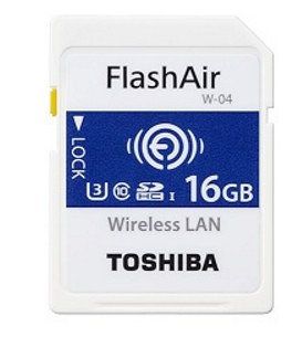 Toshiba Flashair W 04 16gb Sdhc Uhs I Clase 3