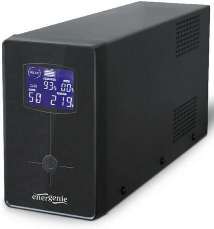 UPS GEMBIRD CON PANTALLA LCD 650 VA NEGRO