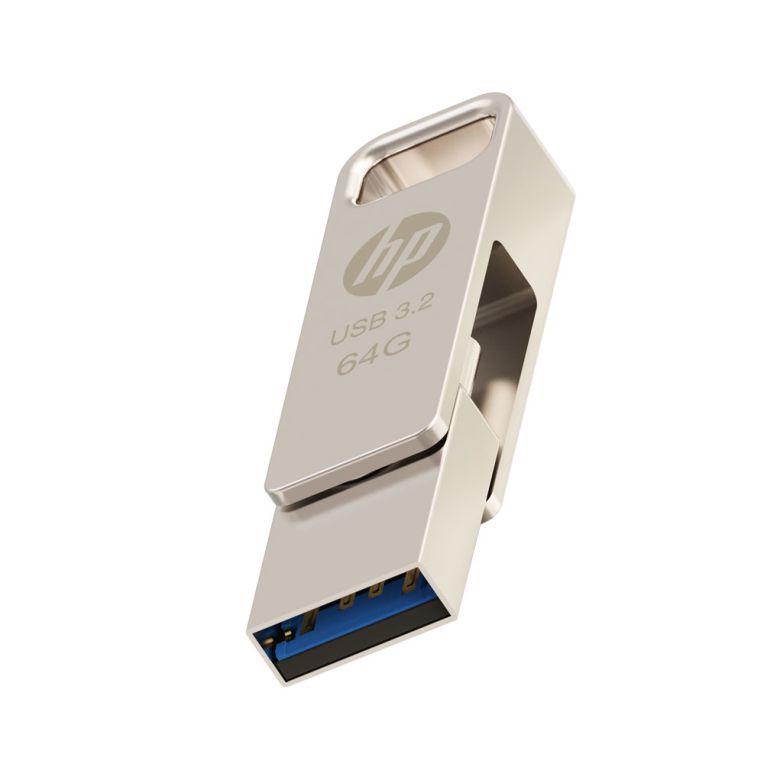 Usb 3 2 Hp 64gb X206c Otg Type C Metal