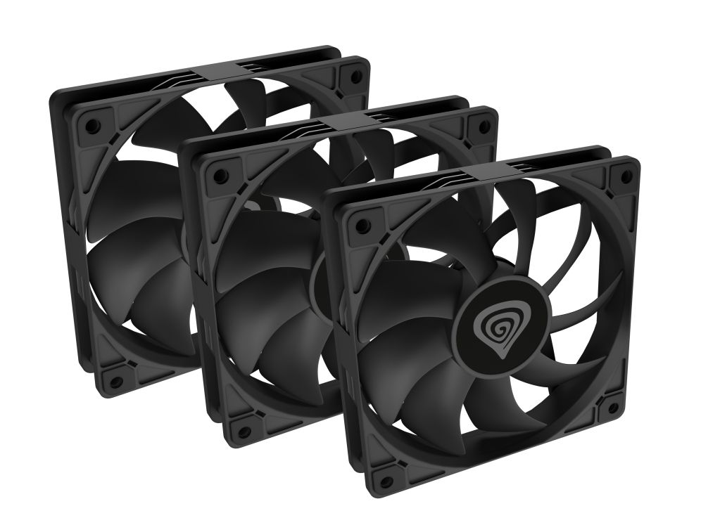 Ventilador Genesis Oxal 120 Alto Rendimiento Pack 3 Uds