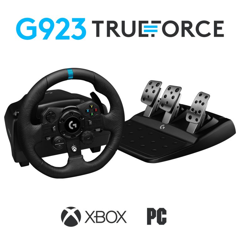 Volante Y Pedales Logitech Trueforce G923 Pc Xbox Negro