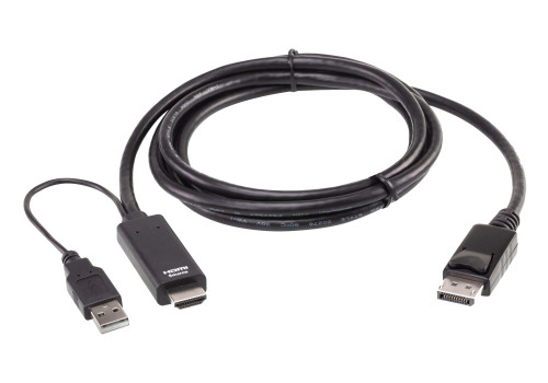 Aten Cable Hdmi A Displayport True 4k D