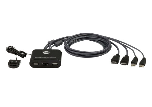 Aten Switch Kvm Usb Fhd Hdmi De 2 Puertos