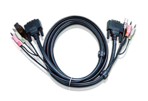 Aten Cable Kvm Dvi D Single Link Usb De