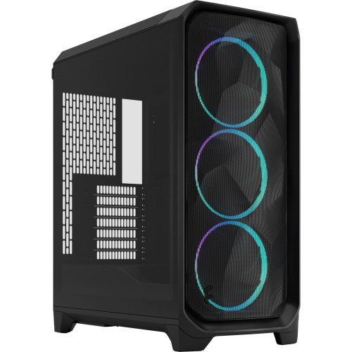 FRACTAL CAJA MESHIFY 3 BLACK RGB TG LIG