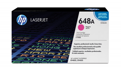 HP 648A TONER HP648A MAGENTA CE263A