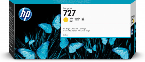 Hp Cartucho De Tinta Designjet 727 Amarillo De 300 Ml