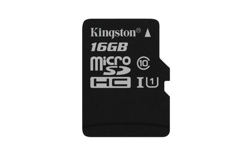 Kingston 16gb Microsdhc Canvas Select 80r Cl10 Uhs I Single