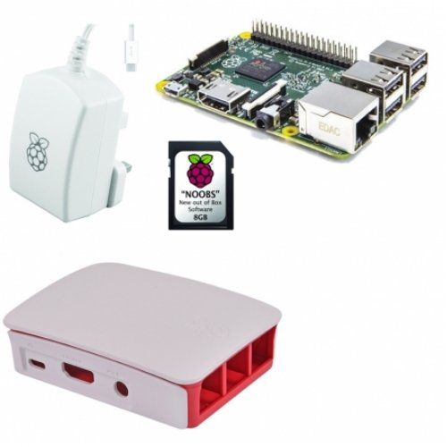 Kit Raspberry Pi 3 Modelo B Microsd 32gb Noobs Falim Blanca Caja Roja Blanca Rb Kit 1032