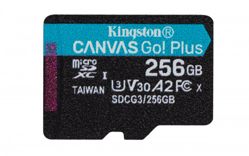 Kingston Canvas Go Plus 256 GB MicroSD Clase 10 UHS I