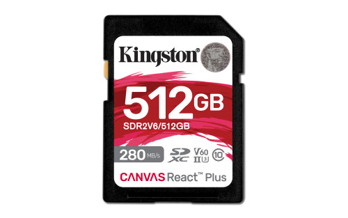 Kingston Technology Canvas React Plus 512gb