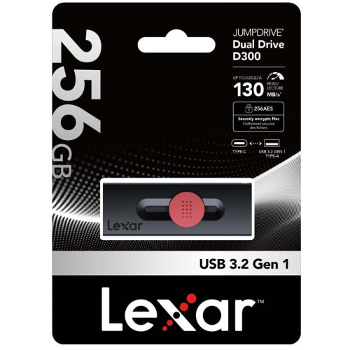 Lexar 256gb Dual Type C And Type A Usb