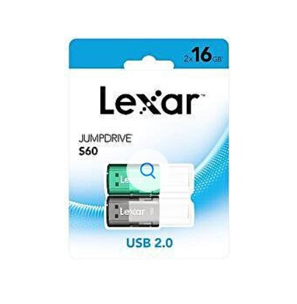 LEXAR 2X16GB PACK JUMPDRIVE S60 USB2 0 F