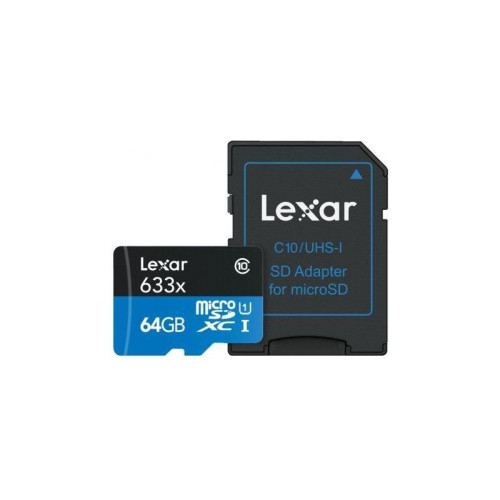 LEXAR 64GB HIGH PERFORMANCE 633X MICROS