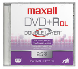 MAXELL DVD 8 5 GB GRABABLE DOBLE CAPA TA