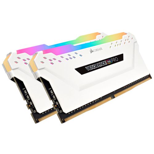 CORSAIR DDR4 16GB 2X8GB PC 3200 VENGEANCE RGB PRO WHITE