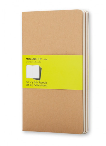 Moleskine Cahier Journal Pocket Kraft Brown Plain