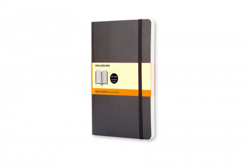 Moleskine Notebook Large Ruled Black Soft Cover